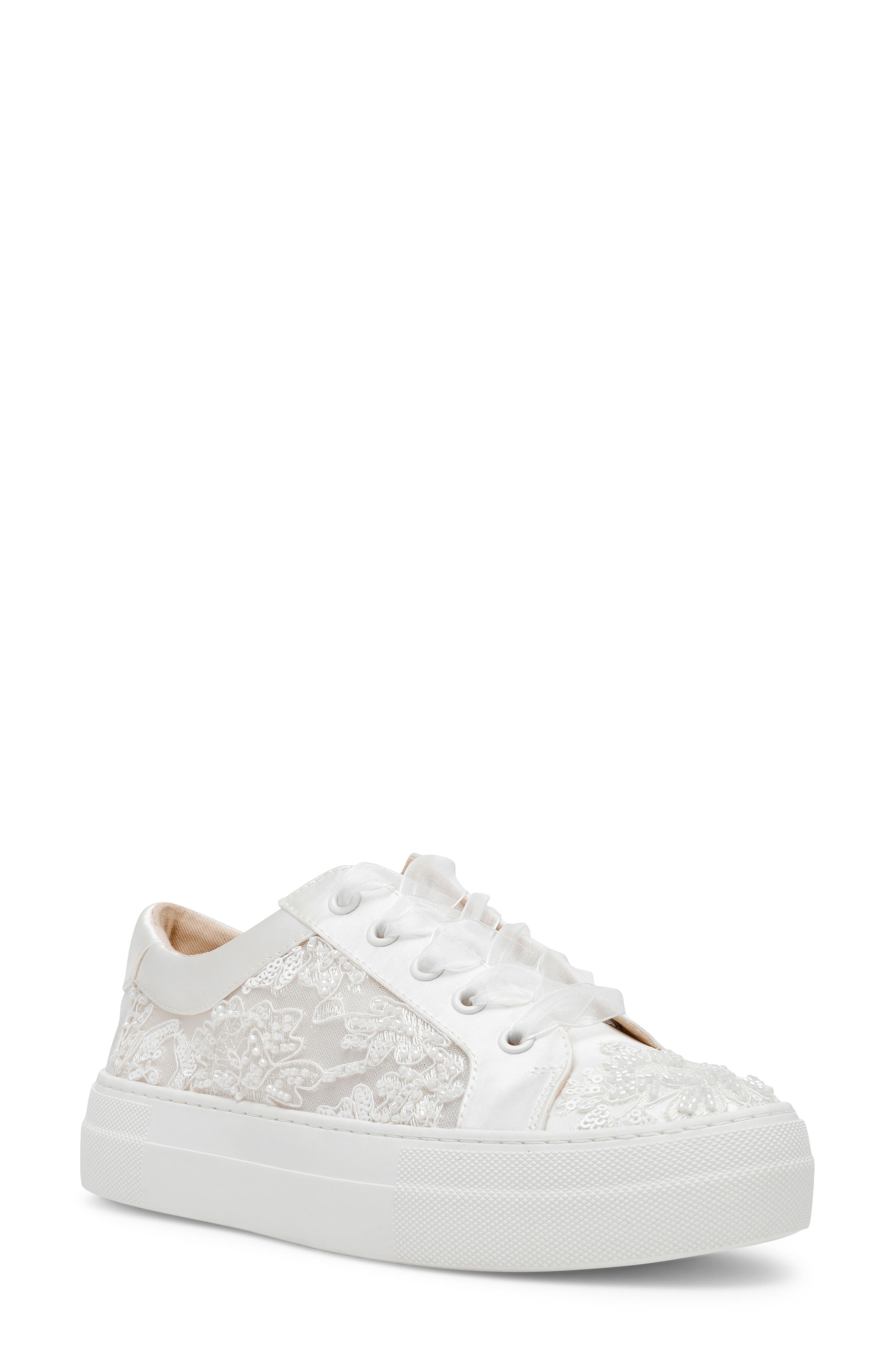 Theaa Platform Sneaker, Main, color, IVORY