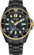 Citizen Promaster Dive Light Eco-Drive Automatic Bracelet Watch, 40.6mm