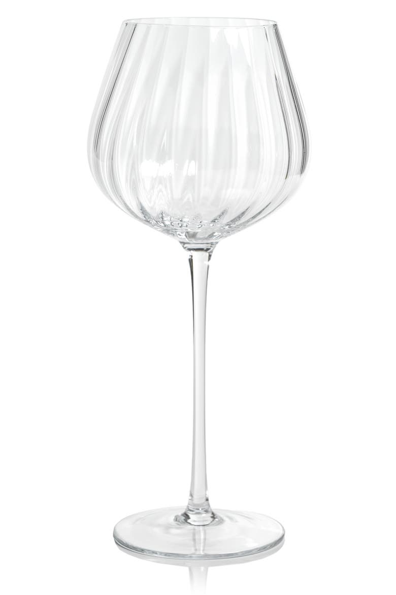 Malden Optic Set of 4 Red Wine Glasses, Main, color, CLEAR