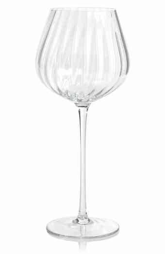 Zodax Malden Optic Set of 4 Red Wine Glasses