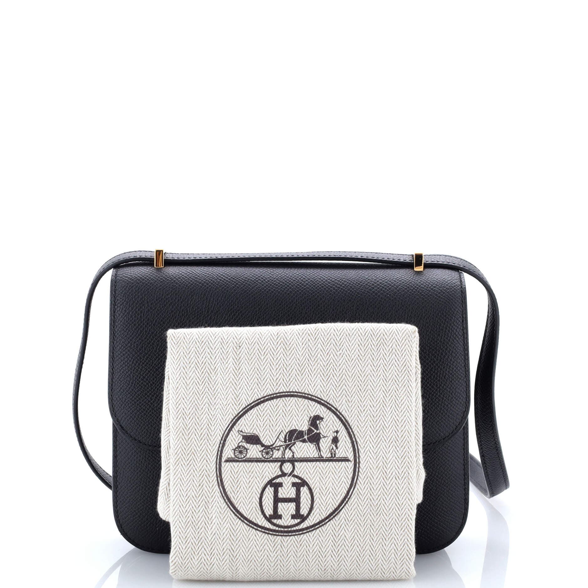 Pre-Owned Hermes Constance NM Bag Epsom 18, Alternate, color, Noir