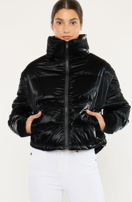 KanCan Lux Cropped Puffer Jacket