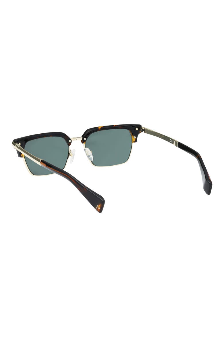 53mm Square Sunglasses, Alternate, color, SHINY MILKY CLASSIC TORT LIGHT