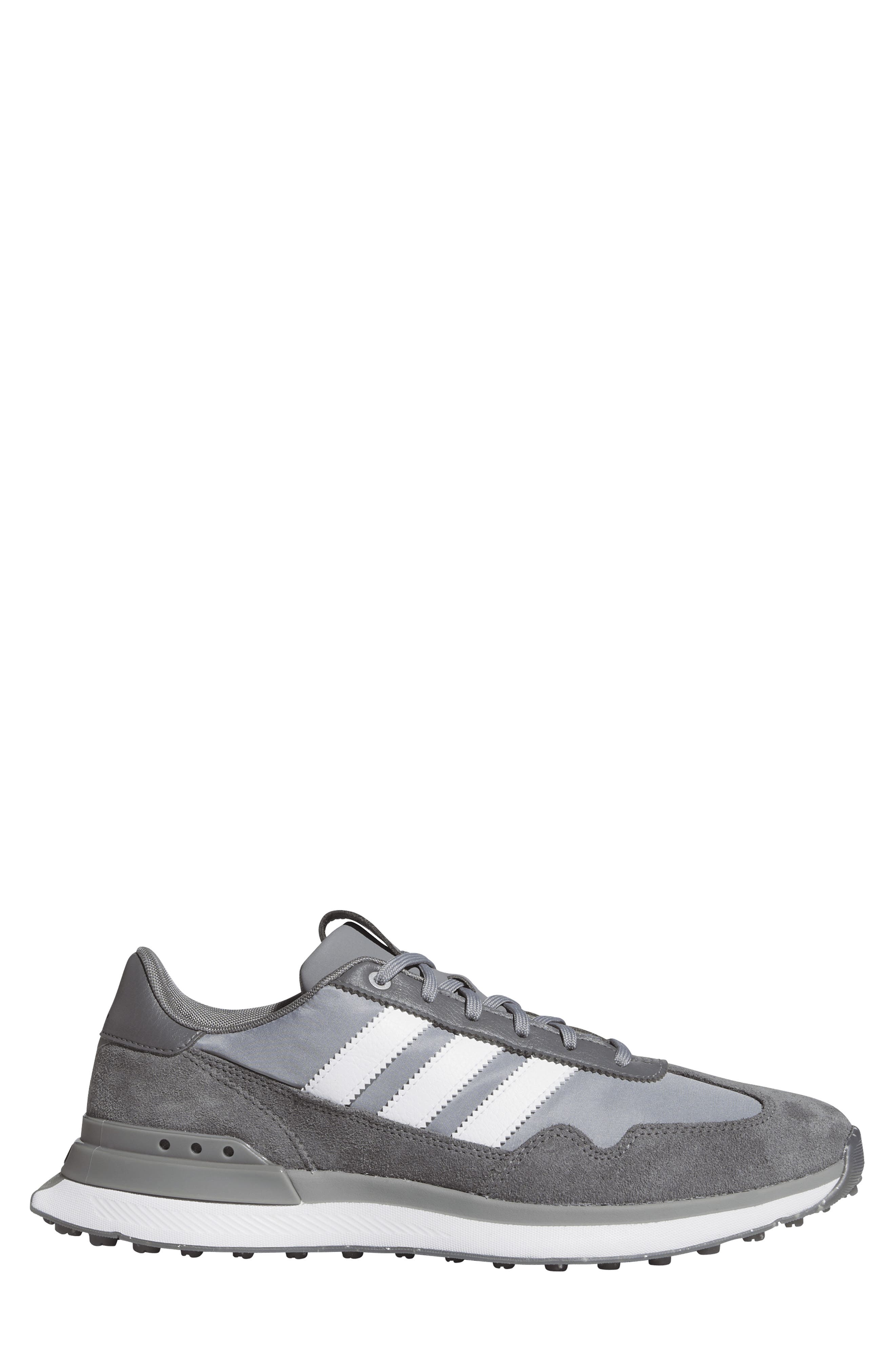 adidas S2G 26 Waterproof Spikeless Golf Shoe, Alternate, color, Grey/ White/ Grey