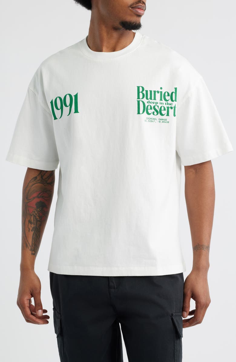 CRIMINAL DAMAGE Buried Deep Graphic T-Shirt, Main, color, 
