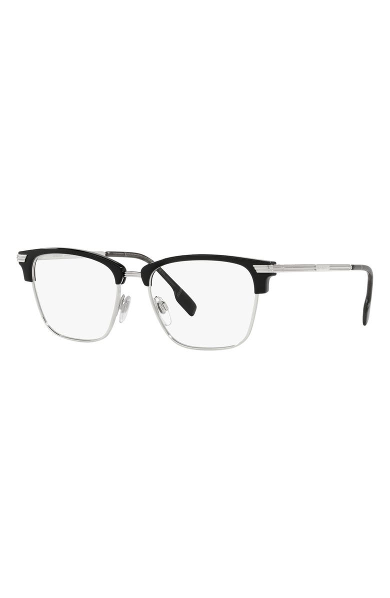 Burberry Pearce 53mm Square Optical Glasses, Alternate, color, 