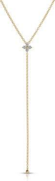 EF Collection Fleur Diamond Y-Necklace