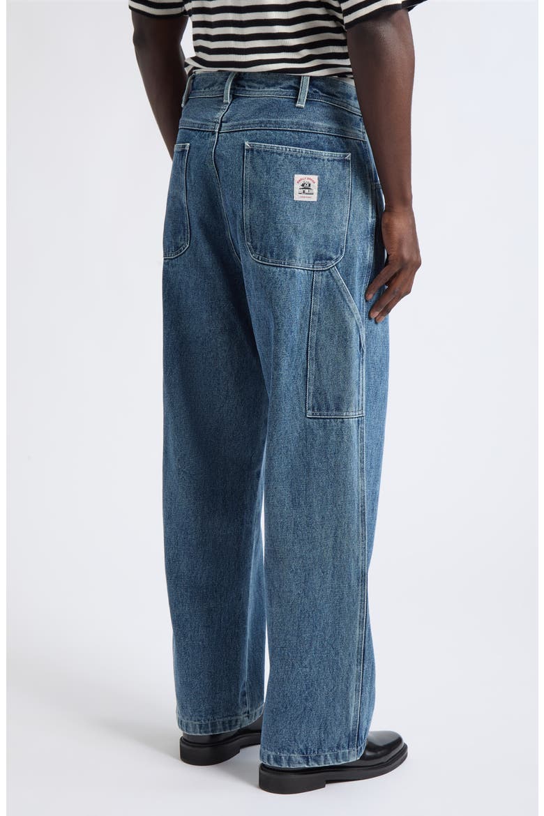 Washed Denim Knolly Brook Carpenter Trousers, Alternate, color, BLUE