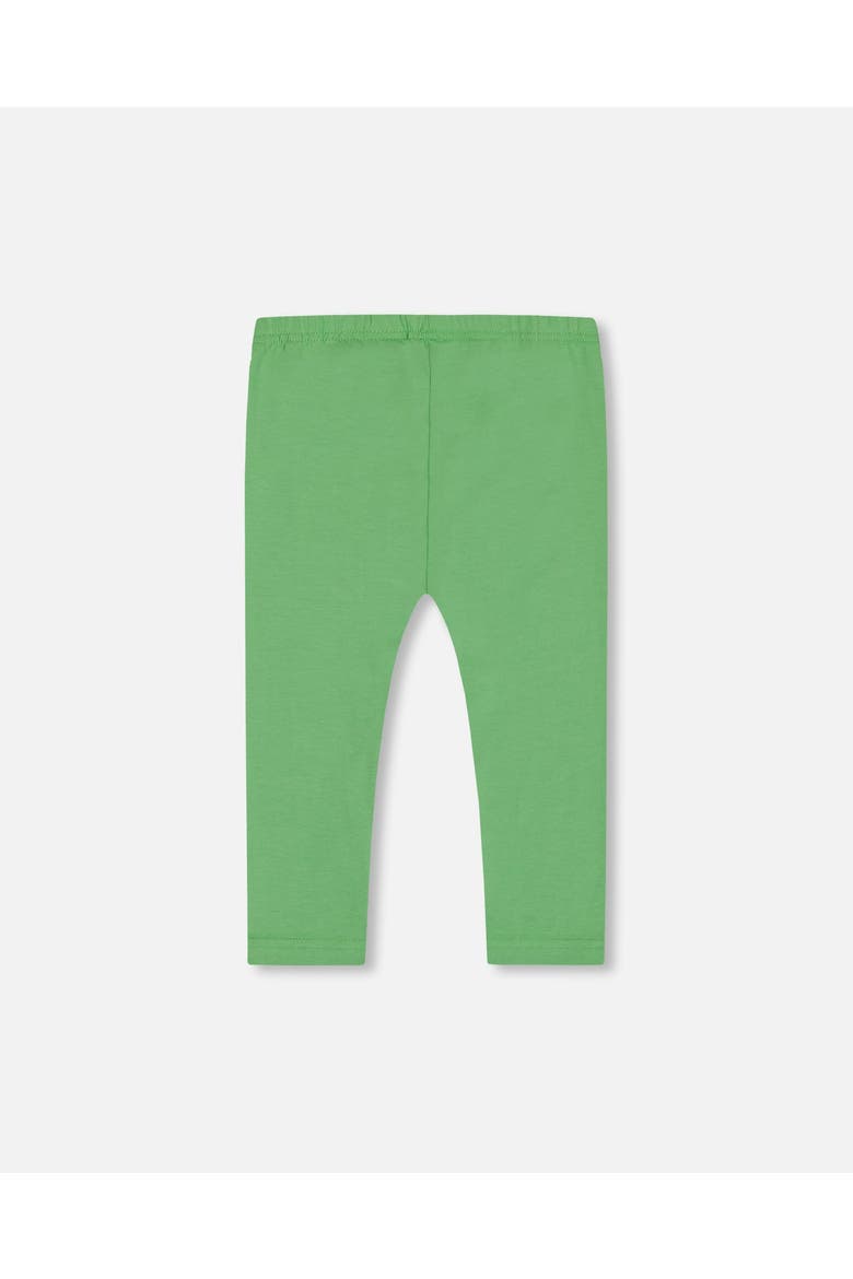 Little Girl's Organic Cotton Legging Green, Alternate, color, Green