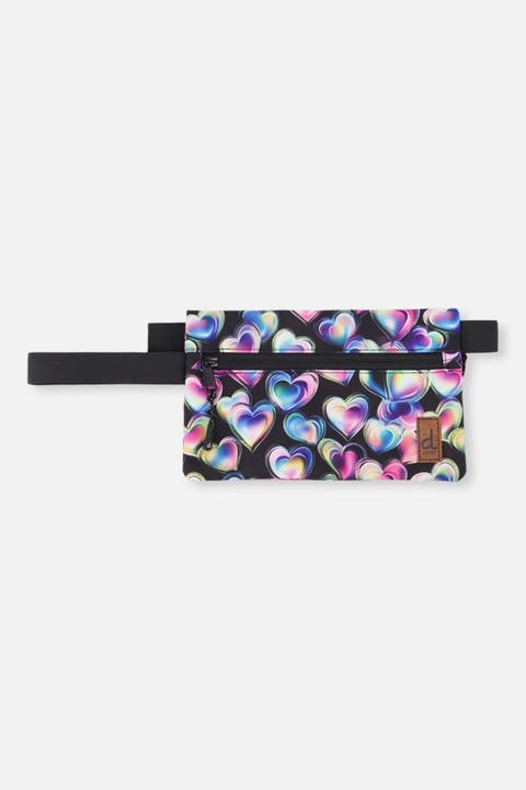 Hearts Practical Charming Double-Compartment Pencil Case (Little Kid)