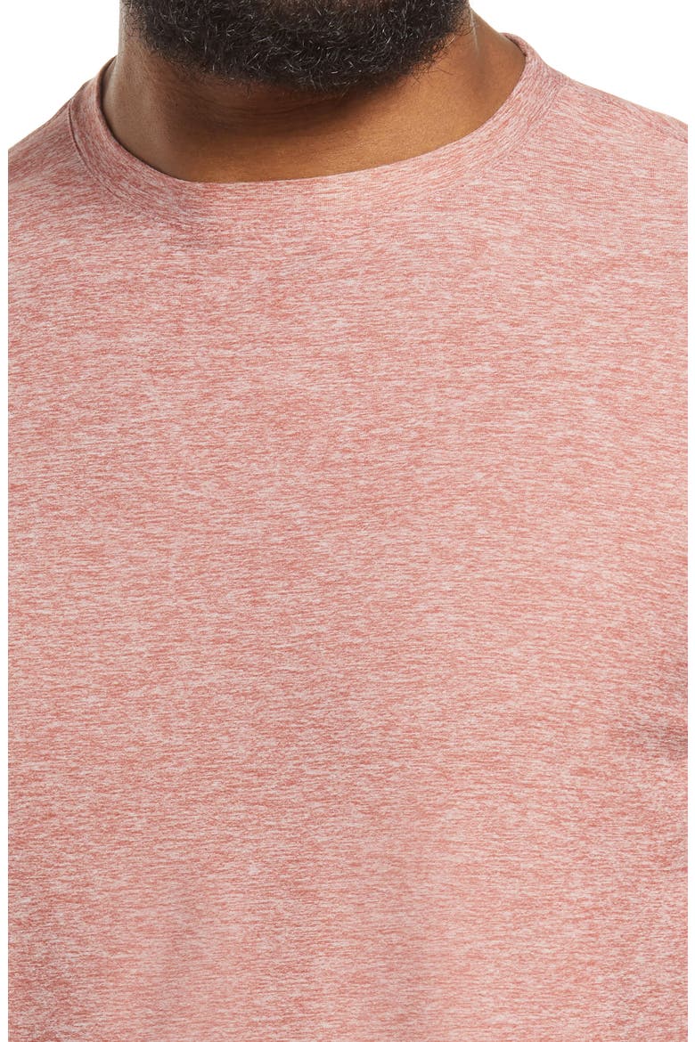 Strato Tech T-Shirt, Alternate, color, REDWOOD HEATHER