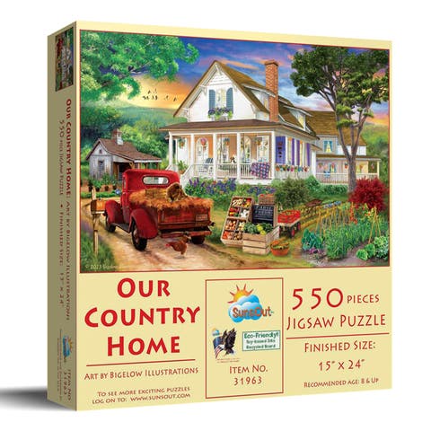 Our Country Home 550 piece Jigsaw Puzzle for Adults
