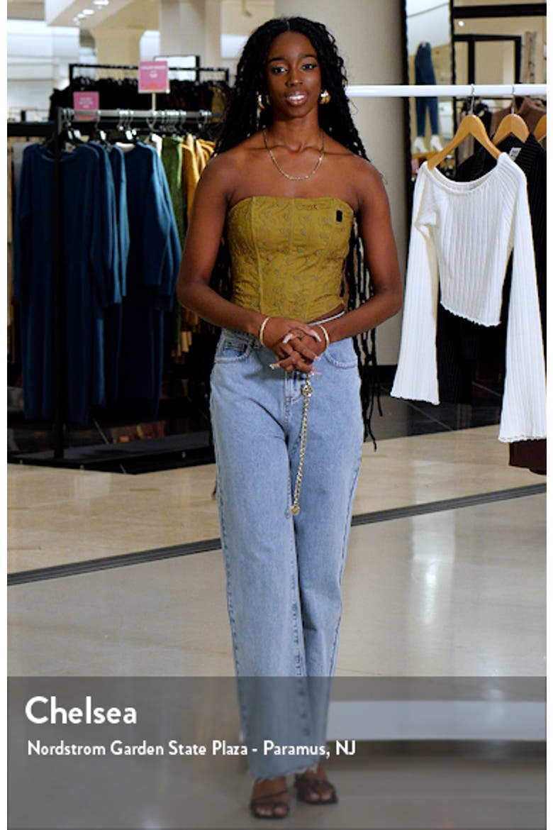 Field Daisies Embroidered Corset Top video