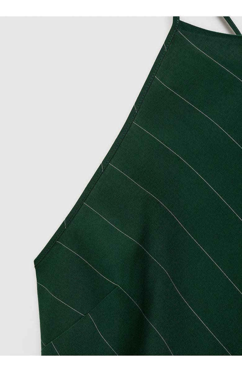 MANGO Chevron Racerback Midi Dress, Alternate, color, 