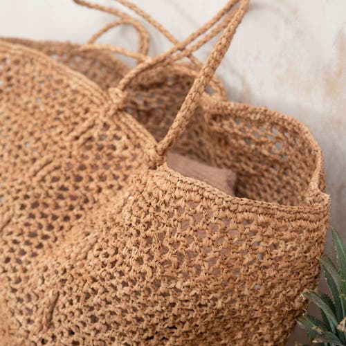 Zanatany Concepts Sinah Raffia Tote Bag