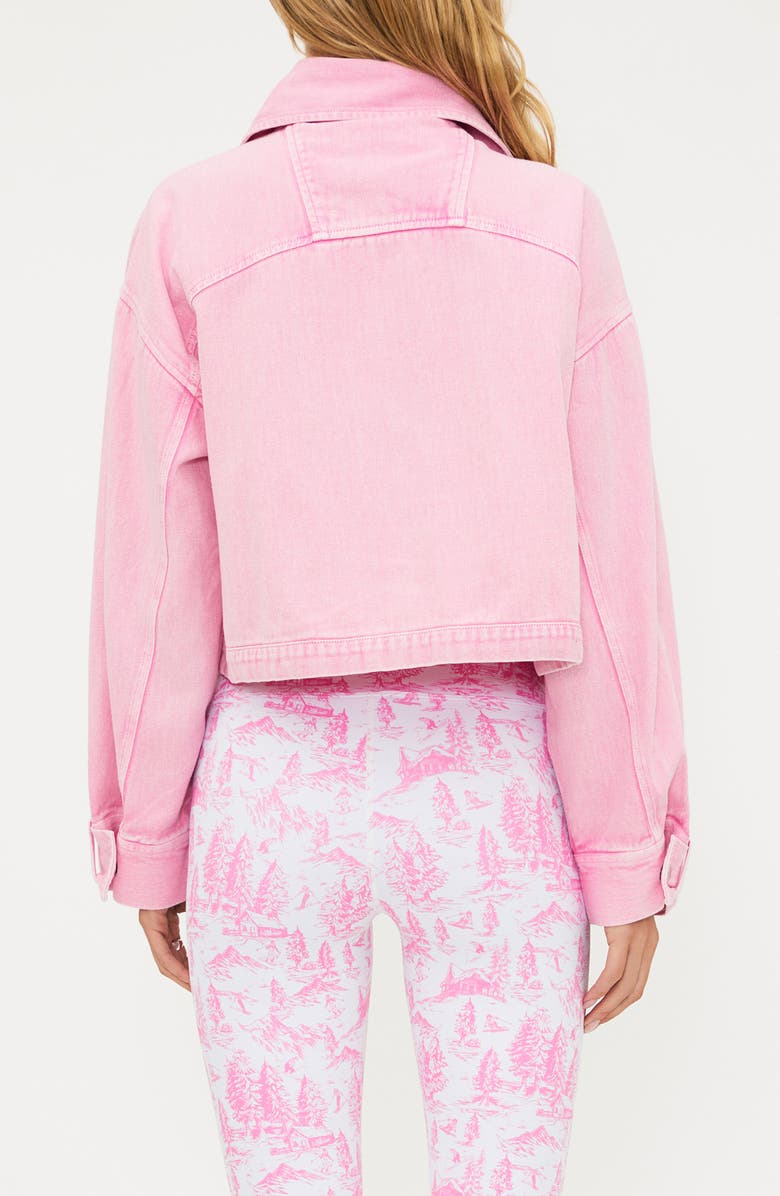 Beach Riot Isola Crop Jacket, Alternate, color, Pink Sands