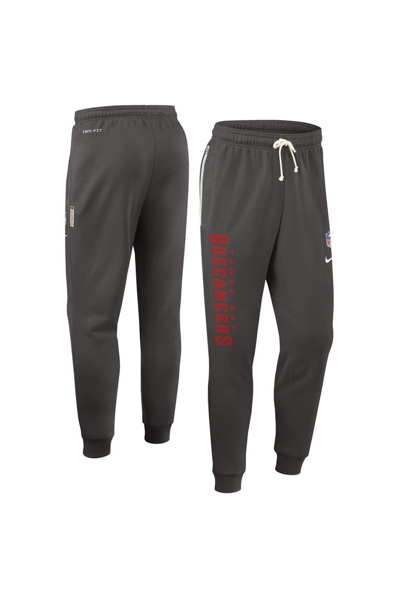 Men's Nike Pewter Tampa Bay Buccaneers Sideline Standard Issue Ground Game Dri-FIT Taper Pants, Alternate, color, Pewter