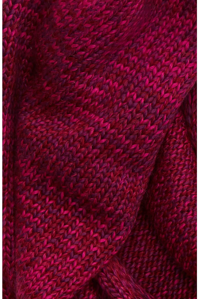 Space Dye Knit Infinity Scarf, Alternate, color, PINK COMBO