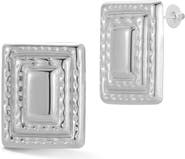 GLAZE JEWELRY Square Stud Earrings
