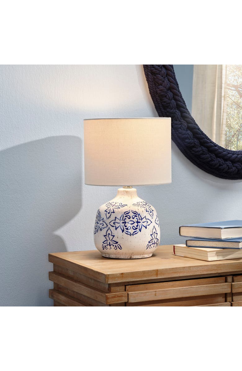 JAMIE YOUNG Ruby Ceramic Table Lamp, Blue, Alternate, color, Blue