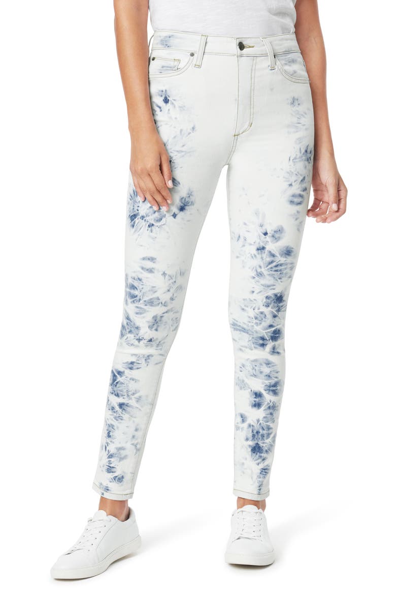 The Bella High Waist Ankle Skinny Jeans, Main, color, HYDRANGEA