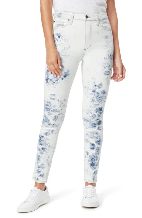 The Bella High Waist Ankle Skinny Jeans (Hydrangea)