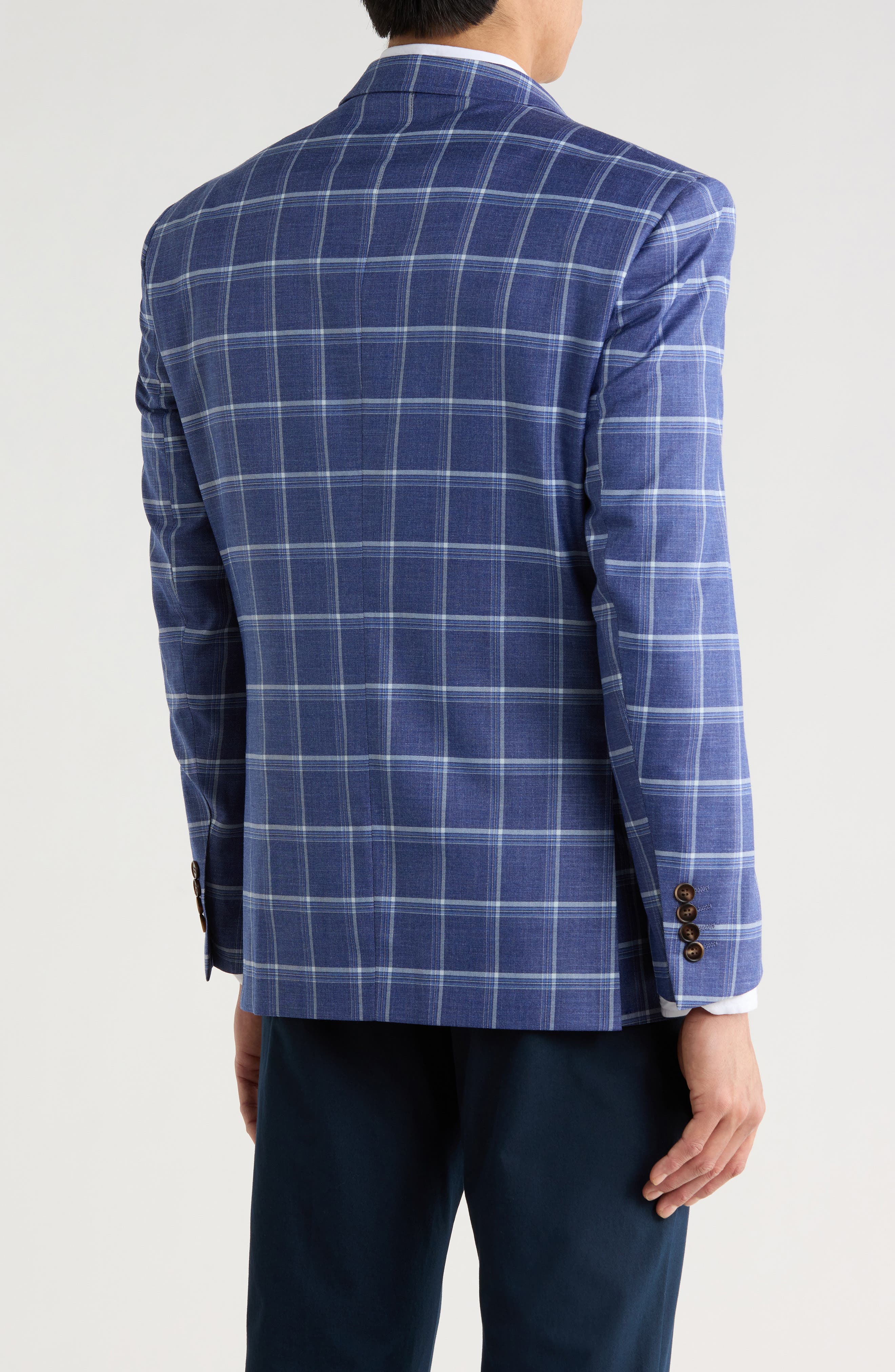Slim Fit Windowpane Blazer - image 4