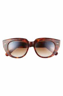 52mm Gradient Square Sunglasses