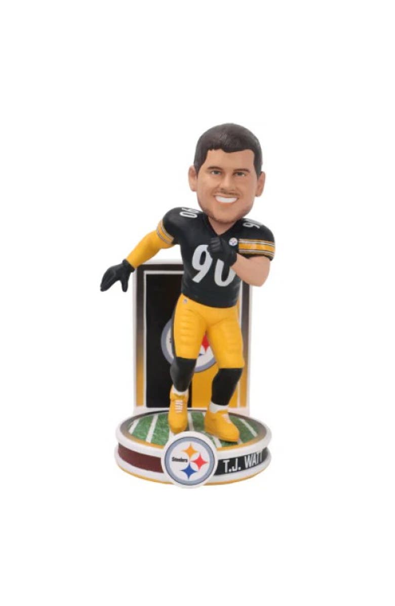 FOCO TJ Watt (Pittsburgh Steelers) Banner Series NFL Bobblehead, Main, color, Multi-Color