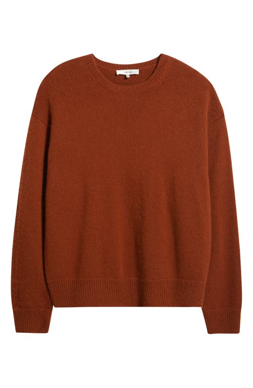 Frame The Cashmere Brushed Sweater In Brown
