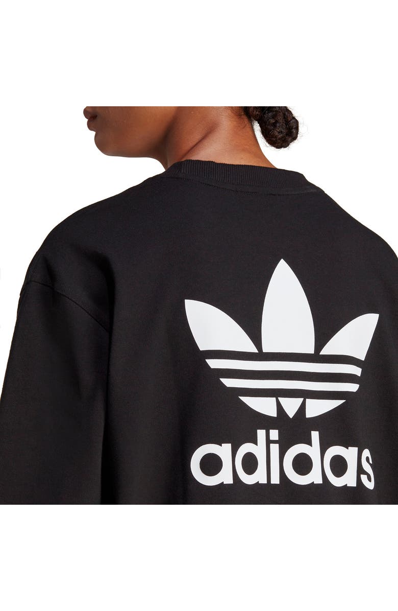 adidas Originals Trefoil Cotton T-Shirt Dress, Alternate, color,