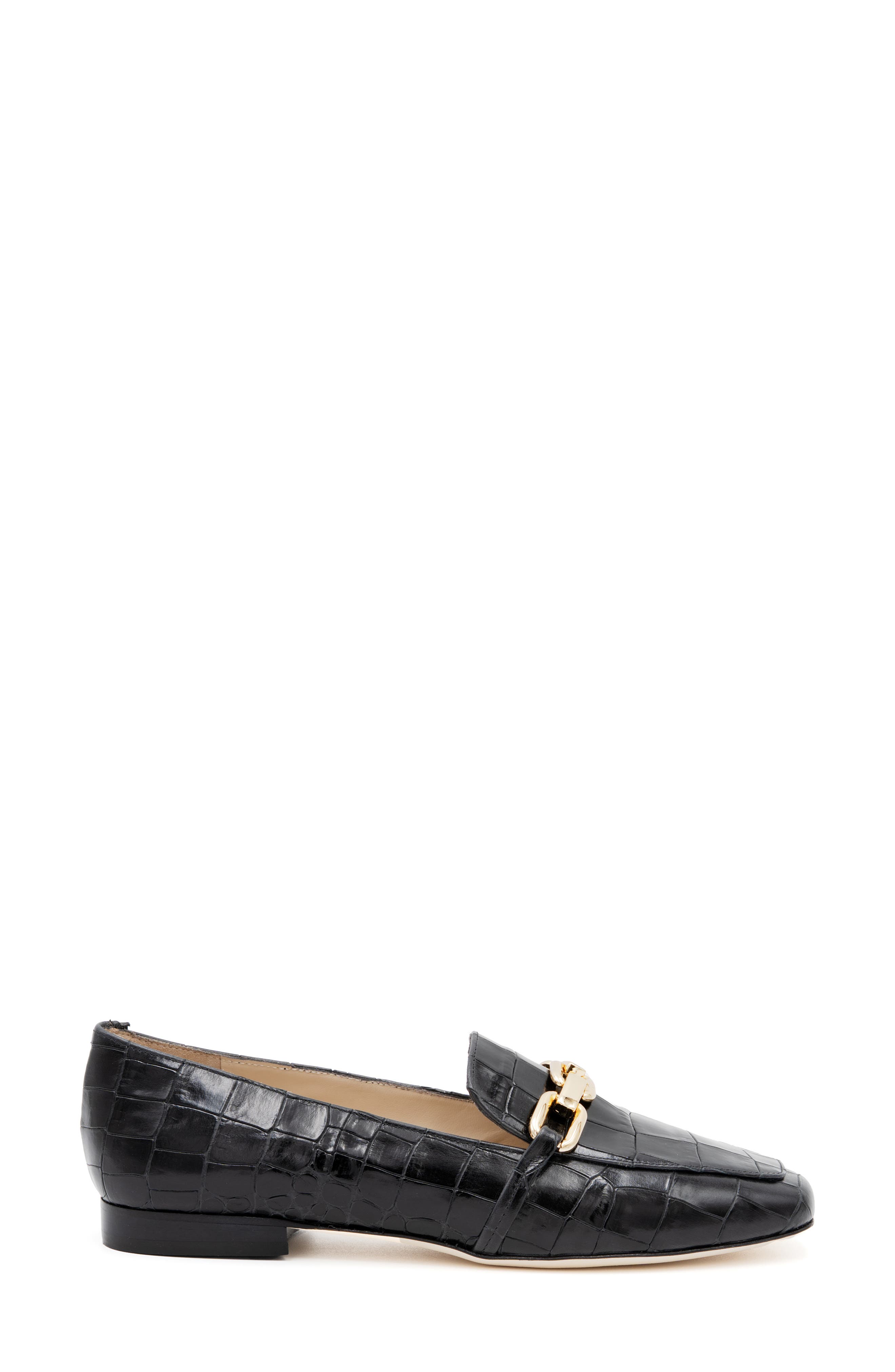 Amalfi by Rangoni Gentile Bit Loafer, Alternate, color, Black Cocco Bengala Gold