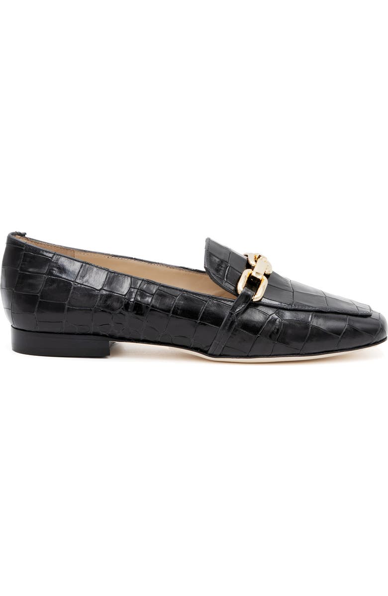 Amalfi by Rangoni Gentile Bit Loafer, Alternate, color, Black Cocco Bengala Gold