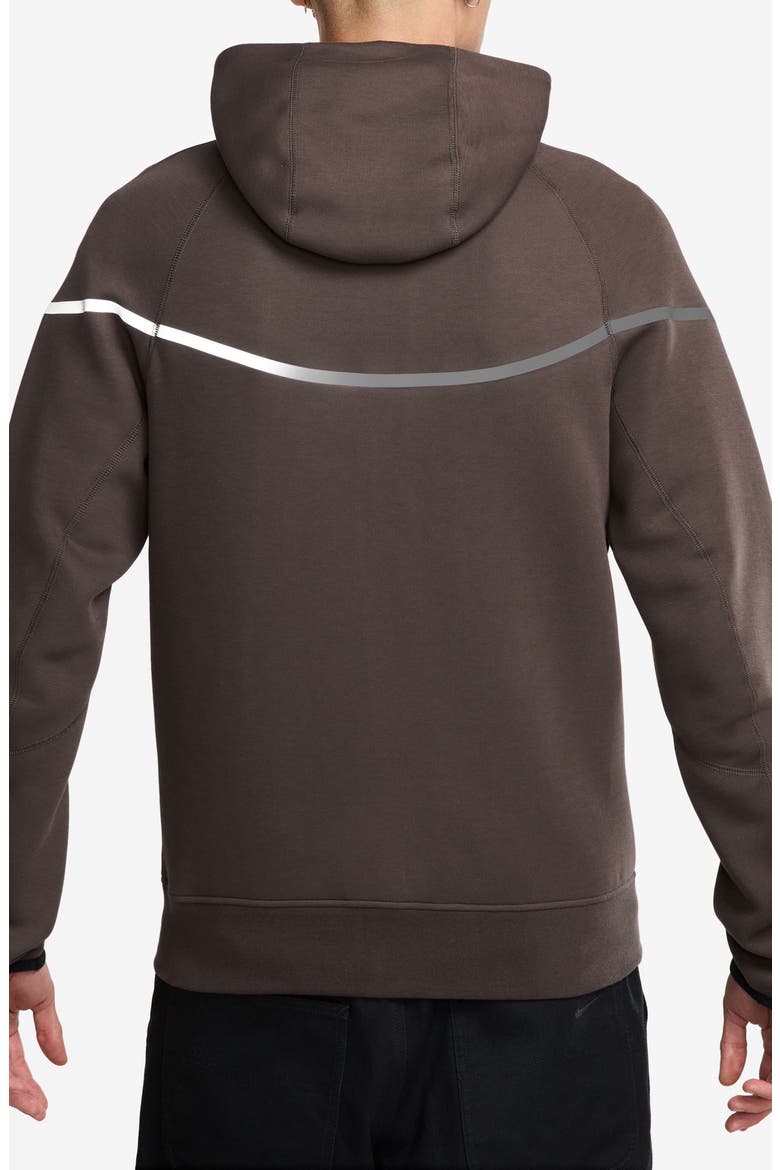 Tech Fleece Windrunner Hooded Jacket, Alternate, color, BAROQUE BROWN/ BEMIS SILVER