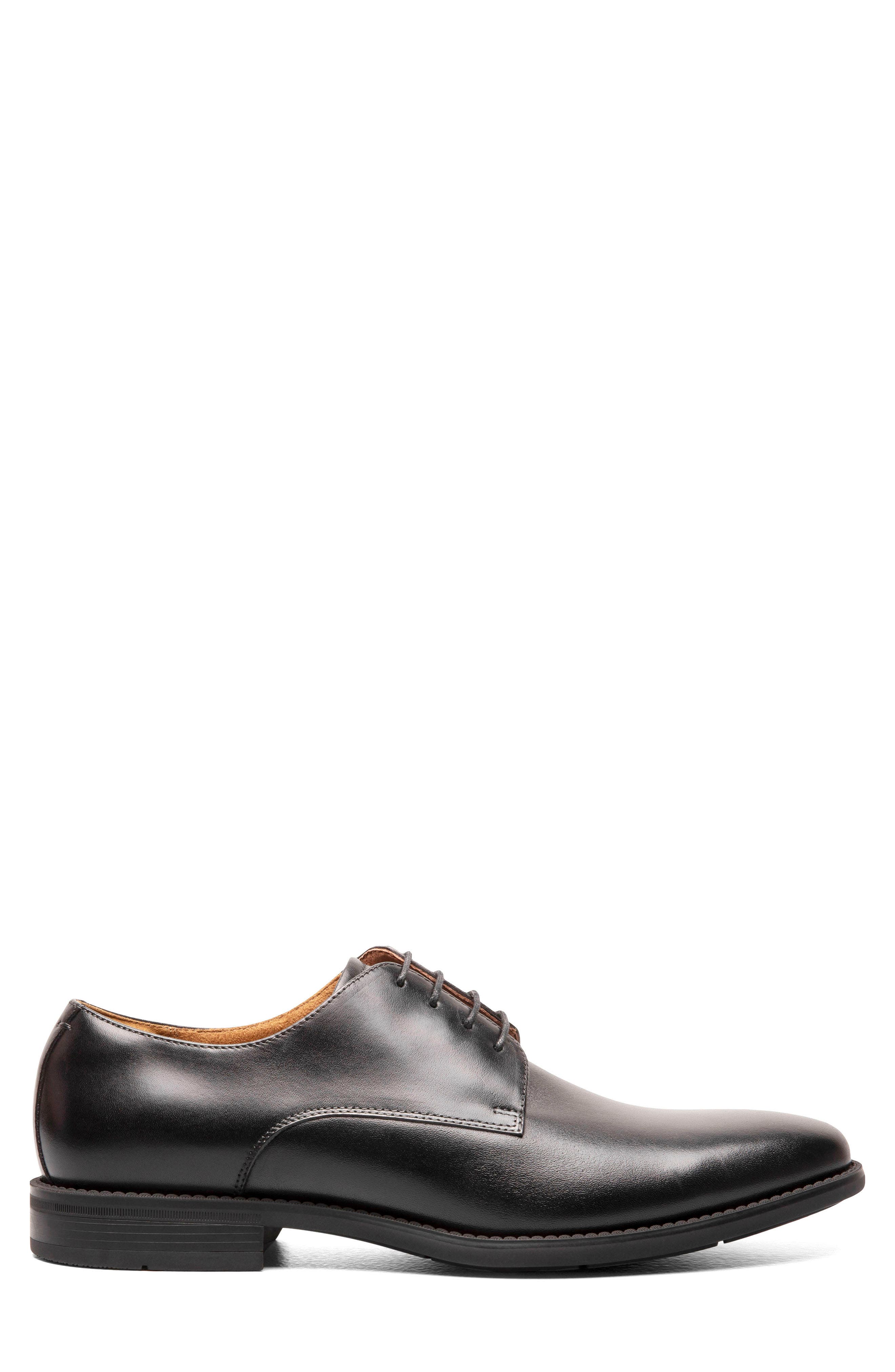 Florsheim Santucci Plain Toe Derby, Alternate, color, Black