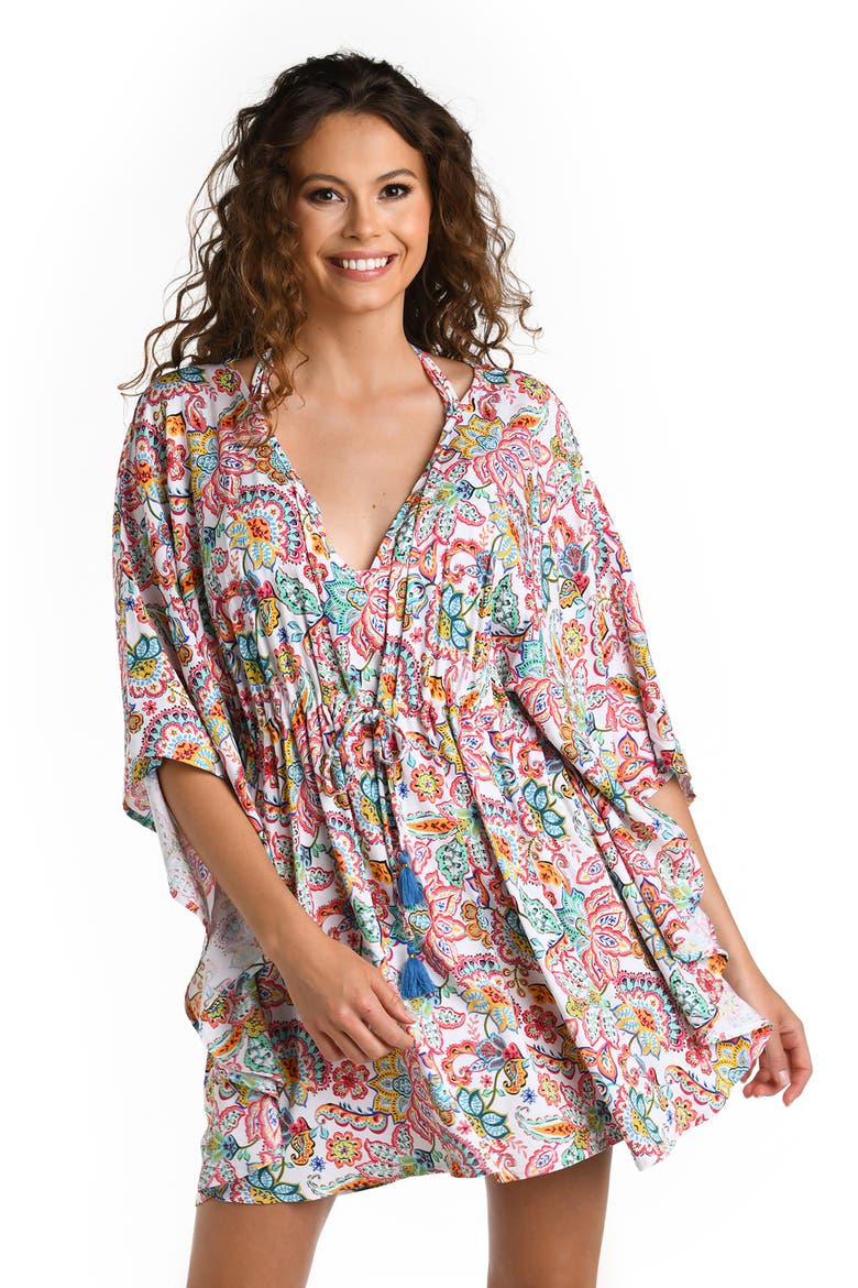 Cover-Up Caftan, Alternate, color, MULTI