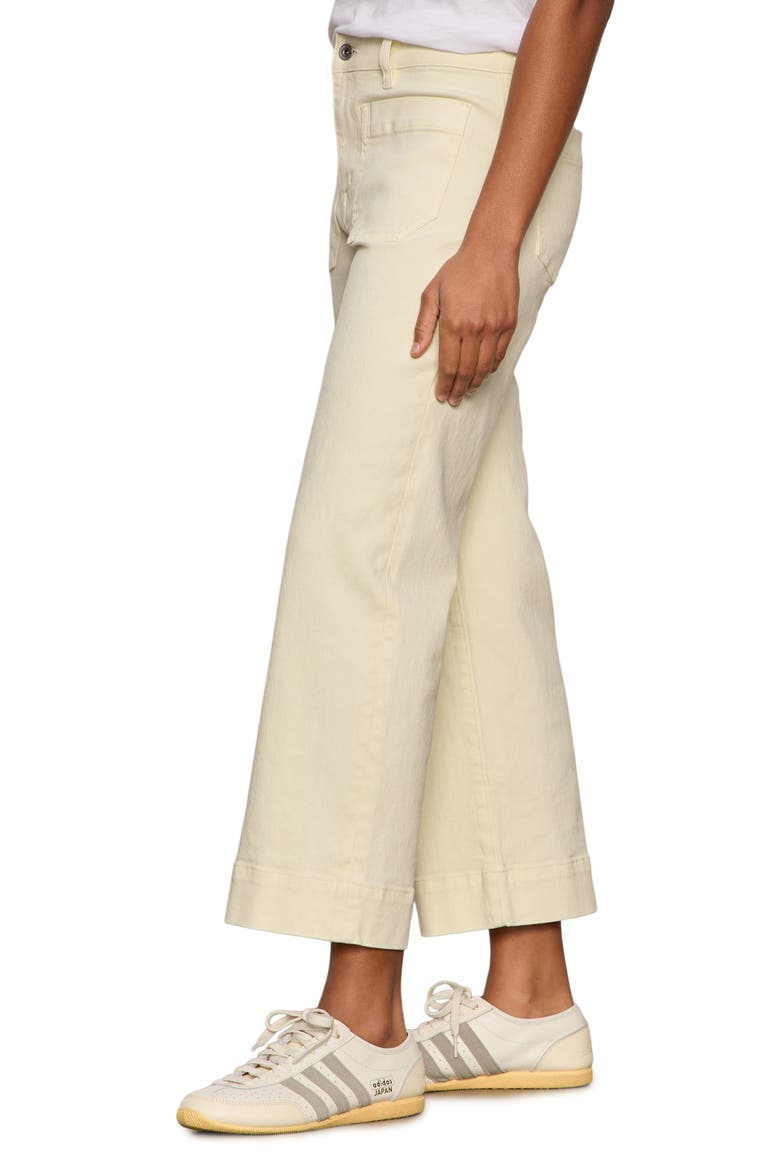 The Marine Crop Denim Pants, Alternate, color, WASHED LEMON YELLOW
