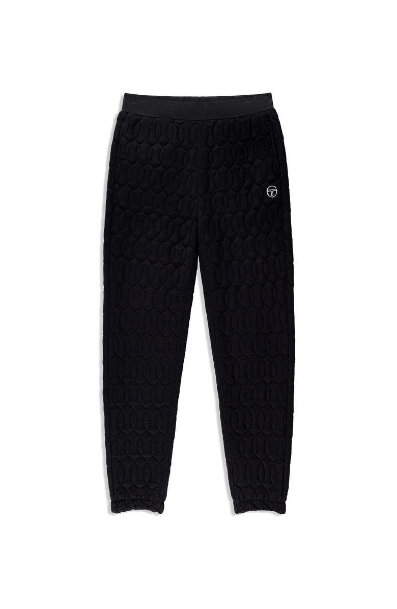 Sergio Tacchini Aversa Quilted Sweatpant, Alternate, color, Black Beauty