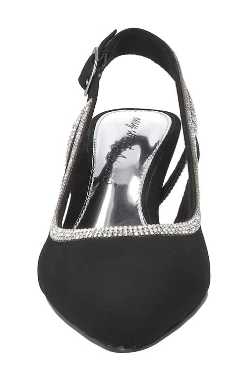EASY STREET EASY STREET GLISTEN KITTEN HEEL SLINGBACK PUMP