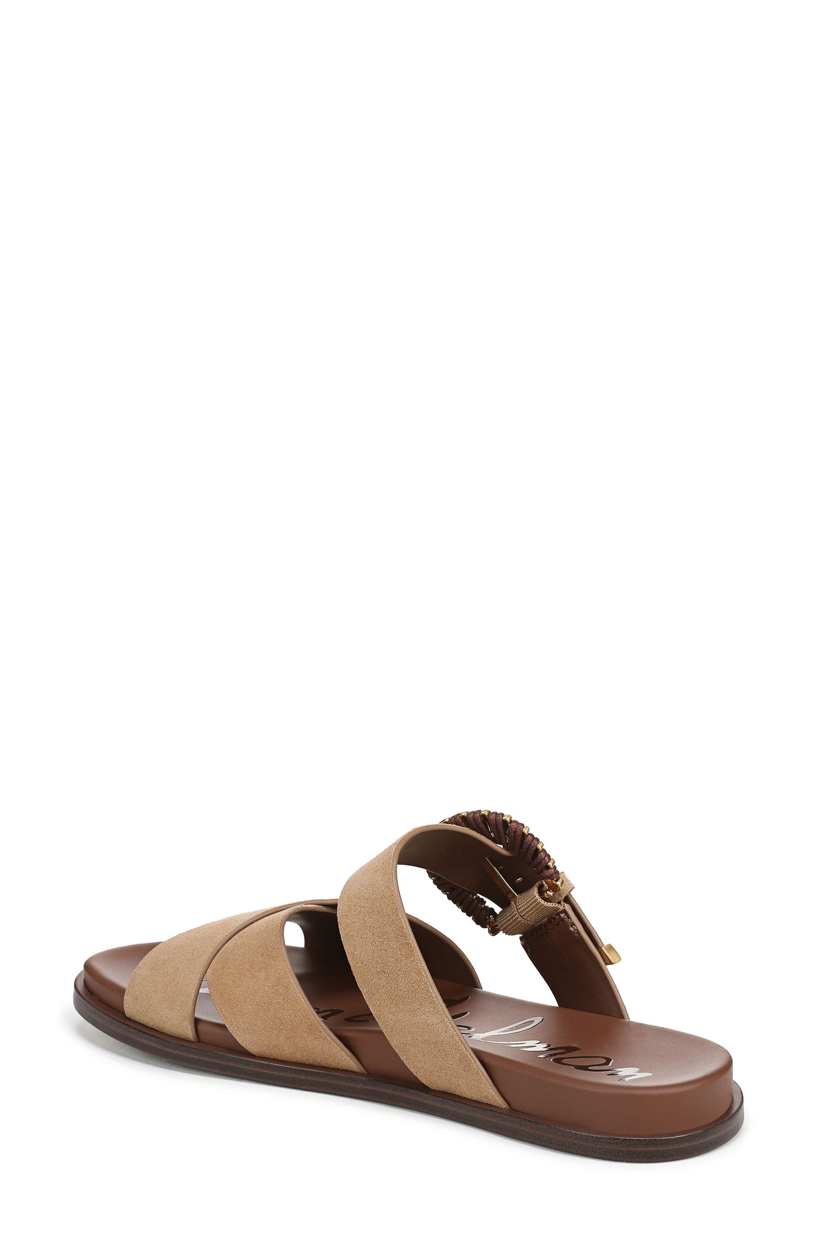 Lucy Buckle Strap Sandal, Alternate, color, BAMBOO BROWN