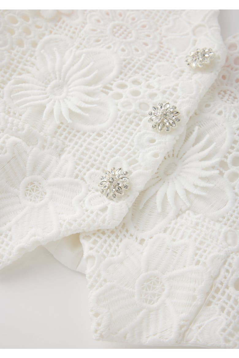 Lucinda Embroidered Vest, Alternate, color, Ivory