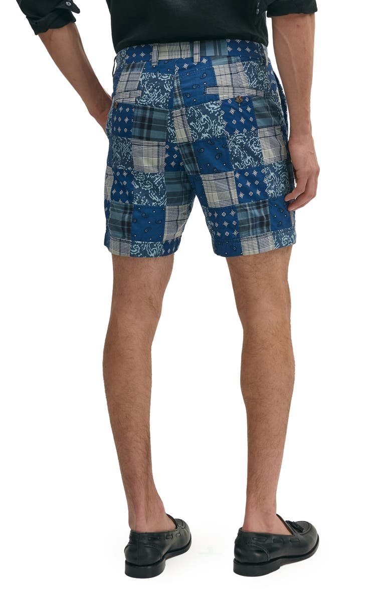 Brooks Brothers Madras Patchwork Cotton Shorts, Alternate, color, 