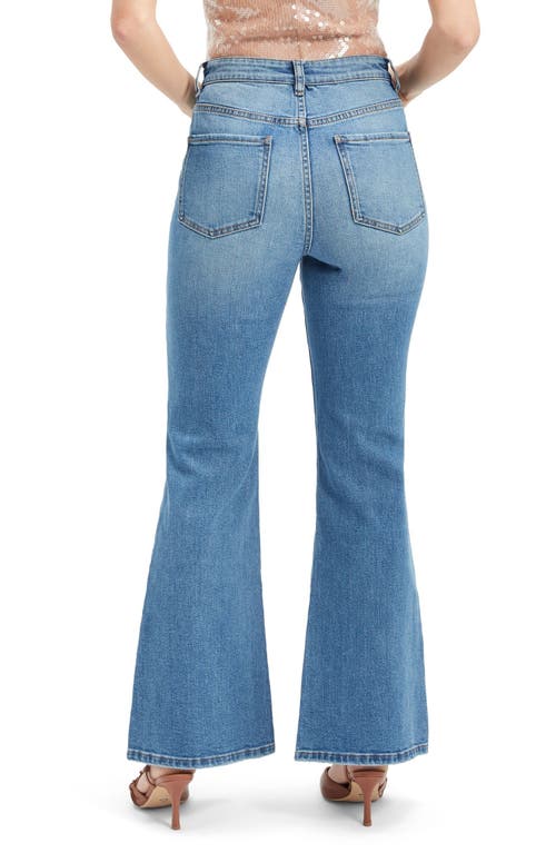 Bardot Daxton Low Rise Bootcut Jeans In Dark Denim