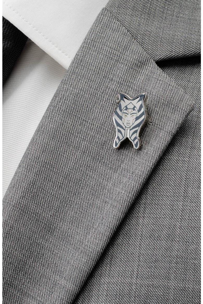 Star Wars® Ahsoka Lapel Pin, Alternate, color, SILVER