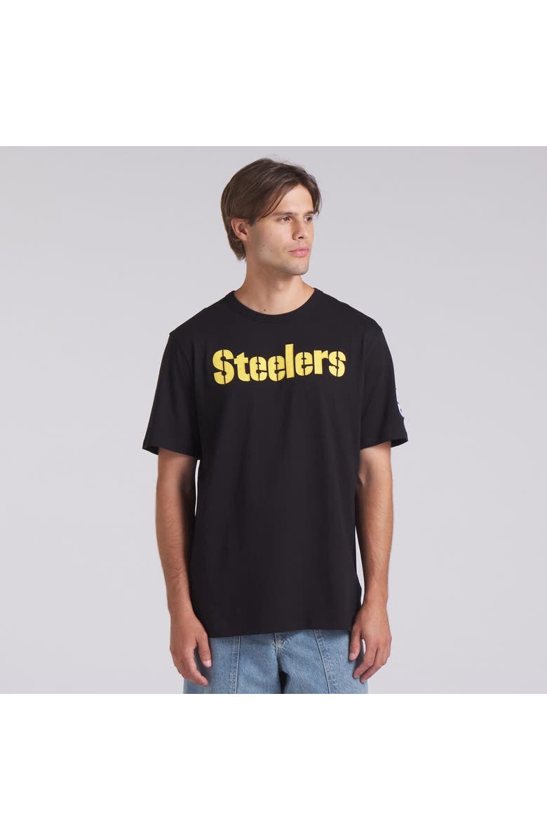 FANATICS Men's Fanatics Black Pittsburgh Steelers Legacy Cotton T-Shirt, Alternate, color, Black