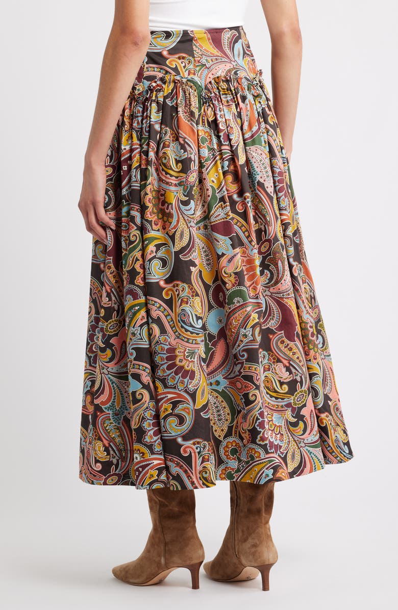 LOVE THE LABEL Sammie Cotton Midi Skirt, Alternate, color, 