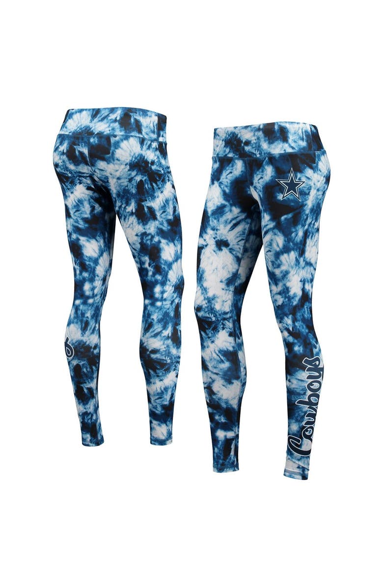 FOCO Women's FOCO Navy Dallas Cowboys Tie-Dye Leggings, Main, color,