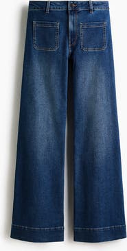 H&M Wide High Waist Jeans