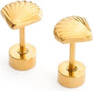 Pip Pop Seashell Stud Earrings