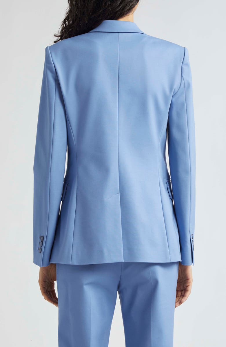 Emporio Armani Cotton Couture One-Button Blazer, Alternate, color, Solid Light Blue